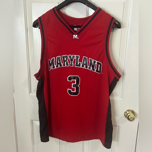 Y2K Maryland Terrapins #3 Foot Locker Adult XL Basketball Jersey - Picture 2 of 7